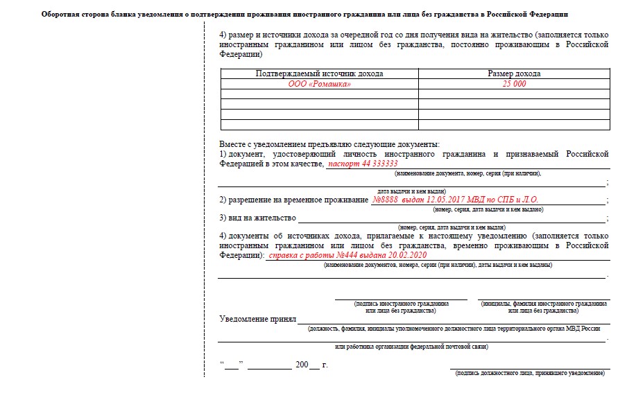 Отчет о доходах от оказания услуг по предоставлению мест для временного проживания образец